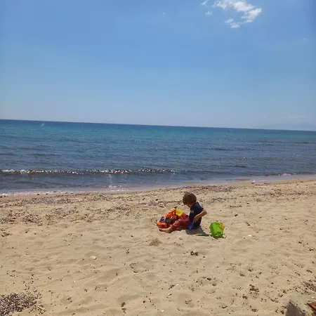 度假居 Sea & Roses Beachfront House - Halkidiki 尼亚·蒙达尼亚
